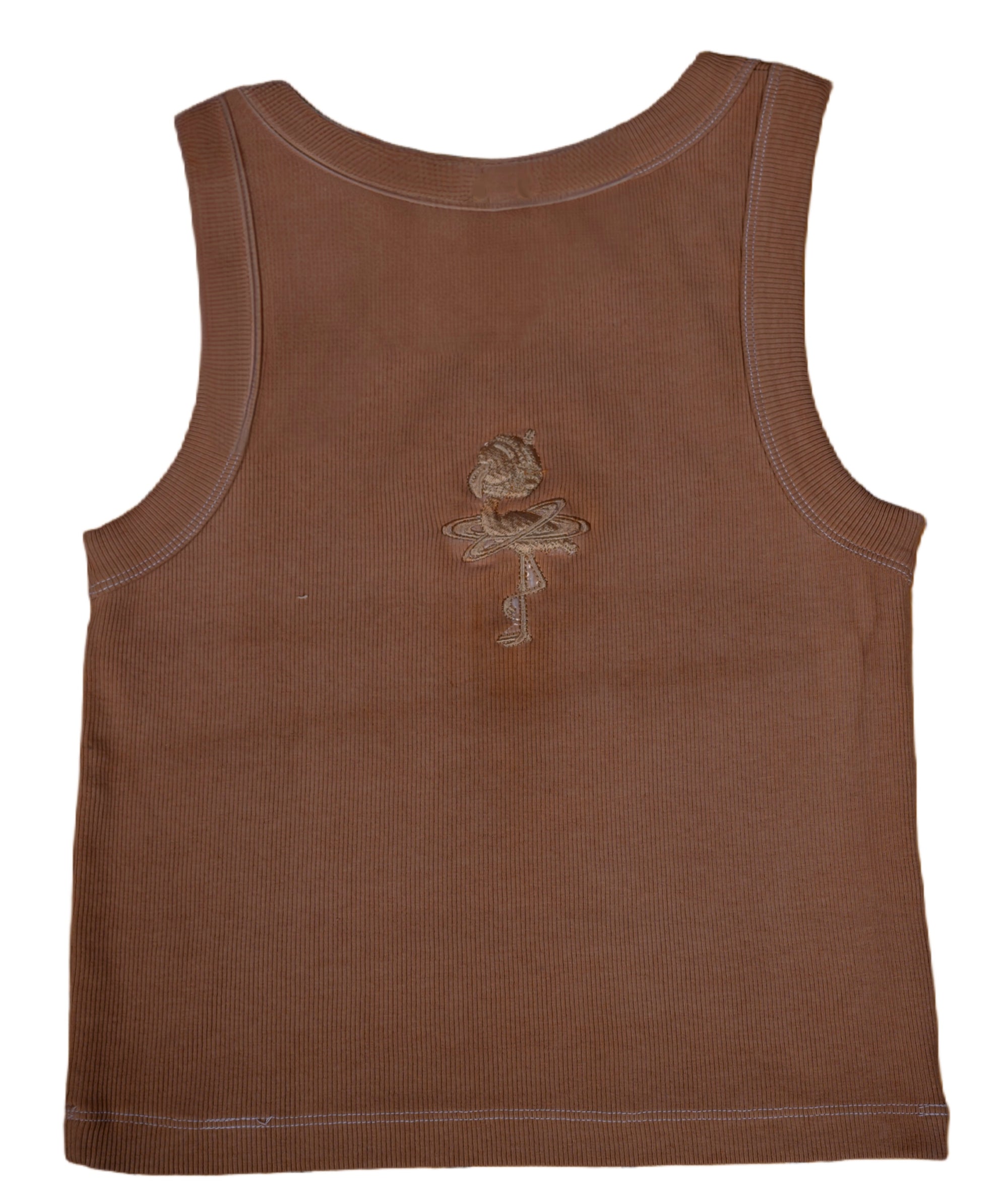 Tan Crop Top