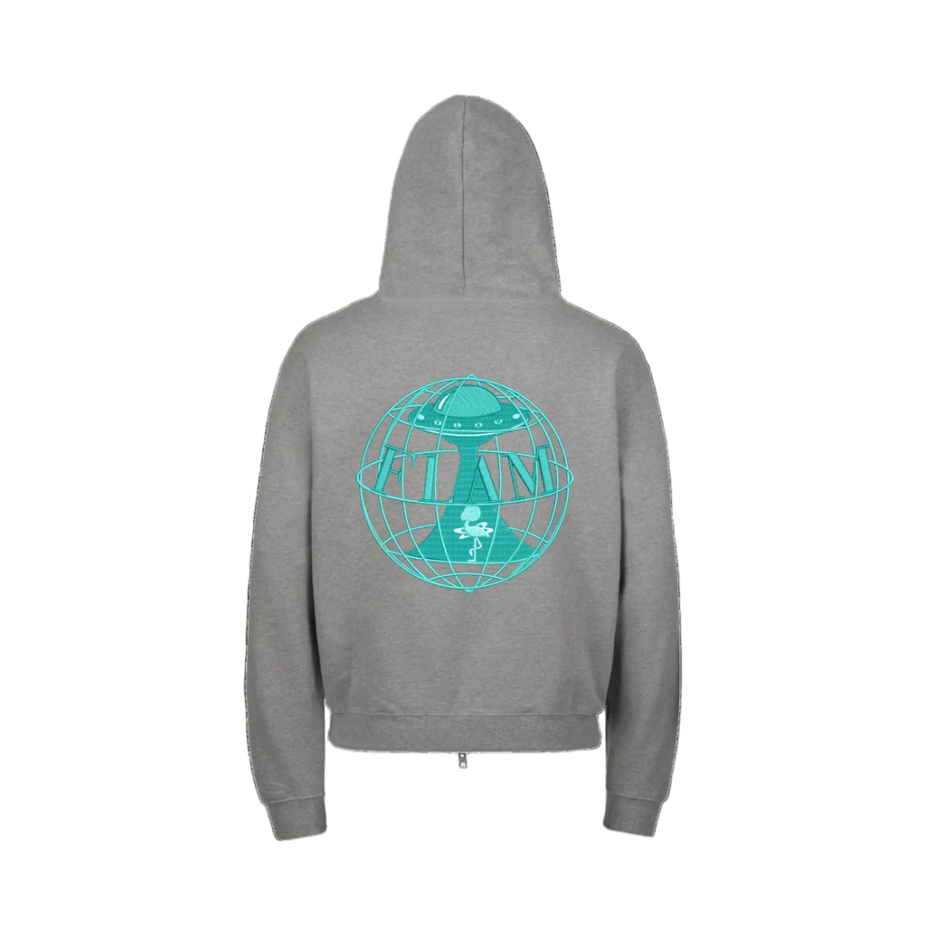 Bubble Gum Zipped FLAMWORLD Hoodie