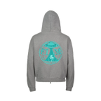 Bubble Gum Zipped FLAMWORLD Hoodie