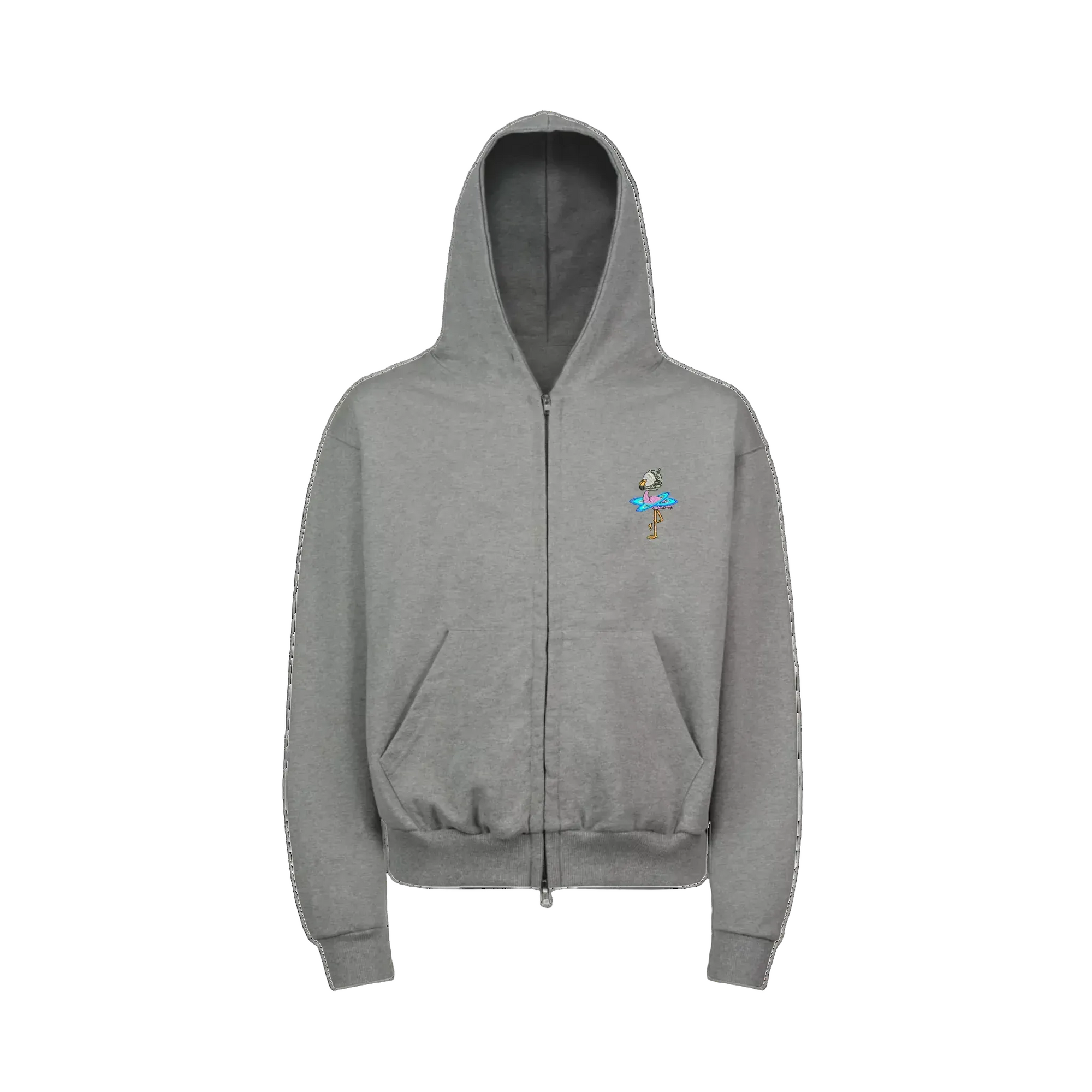 Bubble Gum Zipped FLAMWORLD Hoodie